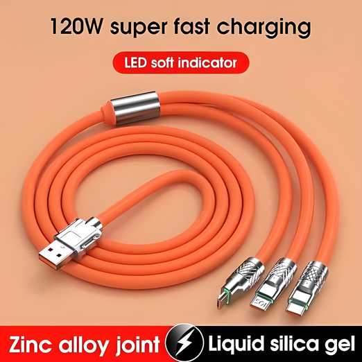 4 In 1 Super Charger Cable 120W